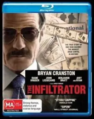 The Infiltrator Blu Ray - Bryan Cranston Amy Ryan Pablo Escobar True Free Post • $7.50