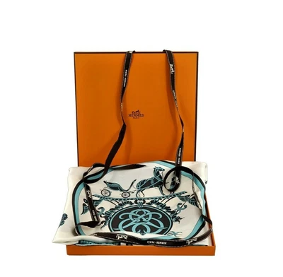 $299.98 • Buy Chic Collectible Hermes Silk Scarf  Ex Libris  35  X 35  - Free Ship USA,