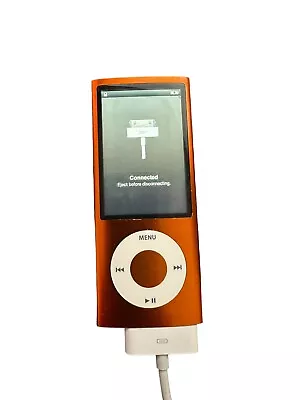 Apple IPod Nano 5th Gen Orange (8 GB)  Model A1320 • $35
