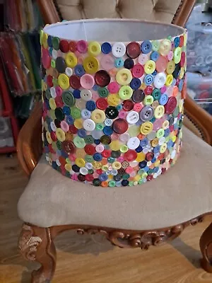 Large Button Lampshade • £8