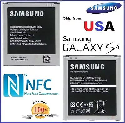 🔋 Authentic OEM Samsung Galaxy S4 Battery NFC I9500 I545 I337 B600BC B600BU • $15.01