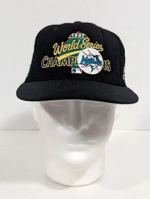 Vtg New Era 1997 Florida Marlins World Series Champions Official MLB Hat Cap • $18.77