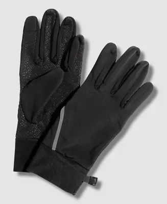 $45 Alfani Mens Black Solid Lightweight Stretch Touchscreen Gloves One Size • $14.78