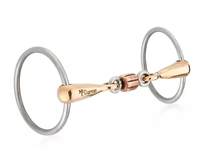 Mikmar Cupreon Loose Ring Snaffle With French Link Horse Bits All Riding Styles • $68.95
