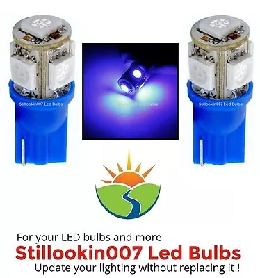 2 - Landscape Light Bulbs BLUE 5LED. Replaces 12v T5 Malibu Bulbs • $17.07