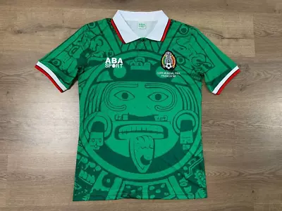 Mexico Nt 1998 Home Football Shirt Jersey Retro Replica Size M Aba Sport • £47.99