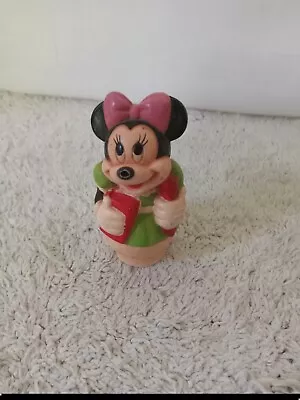 Disney Minnie Mouse Finger Puppet Cake Topper 2.5 In. Tall 1.5 In. Wide Vintage • $8.50