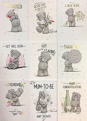 Me To You Card ~ Baby Shower/Leaving/New Home/Congrats/Passed/Get Well/Thanks • £3.95