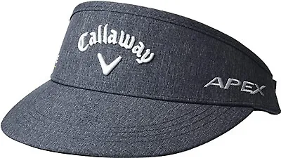 NEW 2023 Callaway Golf High Crown Tour Authentic Heather Gray Adjustable Visor • $29.95