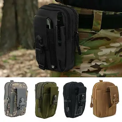 £5.39 • Buy Outdoor Tactical Waist Pack Belt Bag Camping Outdoor Hiking Military Wallet