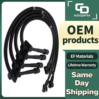 671-4153 4 Spark Plug Wires For 1993-1997 Toyota Corolla Celica 1.6L 1.8L Prizm • $25.48