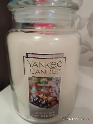 Yankee Candle Large Jar 'chocolate Chip Cannoli' - New & Unused - Usa Import • £28