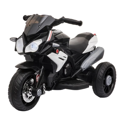£52.99 • Buy HOMCOM Kids Electric Motorcycle Ride-On Toy 6V Battery Music Horn Lights Black