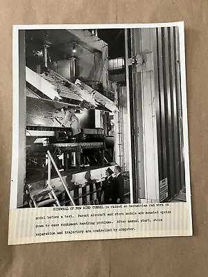 Vintage US Air Force Photo AEDC - Fighter Jet & Missiles Wind Tunnel Test ARO • $14.99