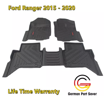 TPE 3D Moulded Prime Quality Car Floor Mats For Ford Ranger 2015-2020 • $83.30