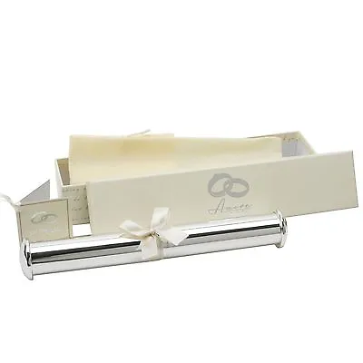 Silver Plated Wedding /Marriage Certificate Holder By Amore • £19.99