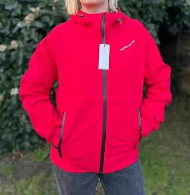 Henri Lloyd Men's Pro Team Sailing Jacket. BNWT. Red. Hood. • £90