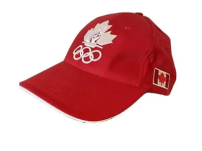$17.99 • Buy Canada Olympic Committee Hudsons Bay Company Unisex Hat Cap Red Strapback OSFM