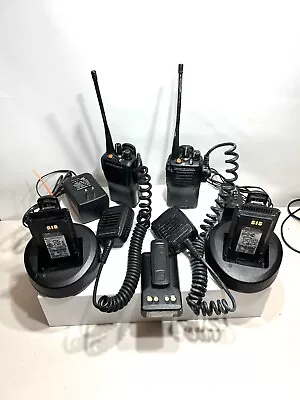 2-Vertex Standard EVX 531 Handheld Radios. 5 Batteries + 2 Chargers. All Working • $70