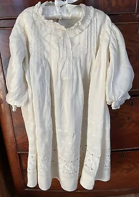 True Vintage Victorian /Edwardian Embroidered Girl’s Dress • £45