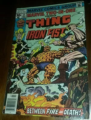 Marvel Two-In-One #25 Mar 1977 Iron Fist Tv Show Signed Ron Wilson W Coa Netflix • $17.56