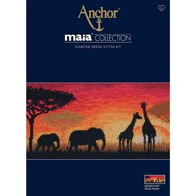 Anchor Maia Collection Counted Cross Stitch Kit  African Horizon  DIY • $34.12