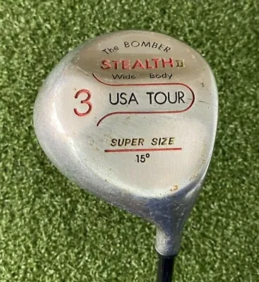 Stealth The Bomber USA Tour Super Size 3 Wood 15* / RH / Regular / Jl4914 • $22.95