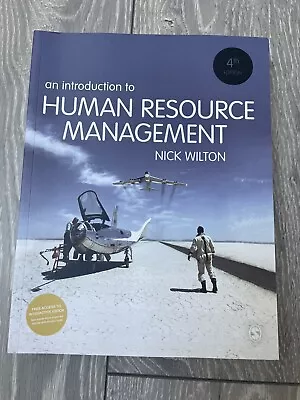 An Introduction To Human Resource Management Paperback With Interactive EBook By • £35