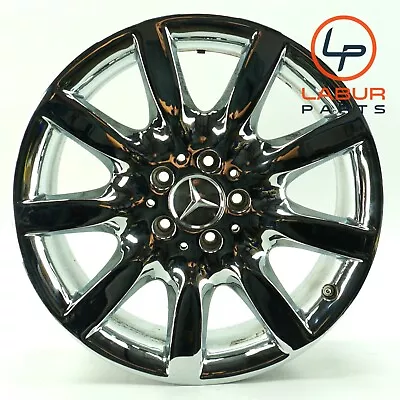 W221 07-10 Mercedes S Class 18  Front Or Rear Wheel Rim 8.5Jx18H2 ET43 W1047 • $169.99