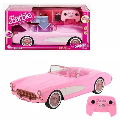 2023 Barbie The Movie Hot Wheels RC Barbie Corvette Remote Control Car In Hand • $144.28