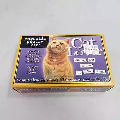 Magnetic Poetry Kit CAT LOVER Fridge Magnets 240 Words Gift For Cat Lovers NEW • $9.99