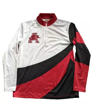 19NINE Arkansas Razorbacks 1/4 Zip Vintage 1994/95 Basketball Mens Warmup Shirt • $34.95