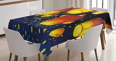 £20.99 • Buy Lantern Tablecloth Floating Fanoos Chinese