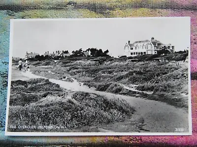 Vintage C1950s Milford-on-Sea The Overcliff Real Photo Postcard • £3.20