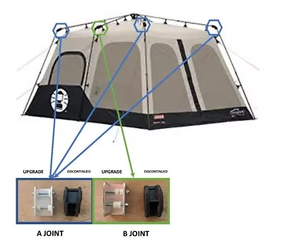 Coleman Instant Tent 8 6 & 4 Person NEW UPGRADED TENT  Parts • $24.88