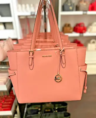 Michael Kors Ladies Large Leather Top Zip Tote Bag Purse Handbag Laptop Shoulder • $113