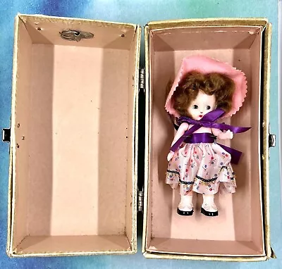 Vtg. Walker Doll Trunk Comes With  Doll Marked S&E Knickerbocker Doll 1950’s • $26.10