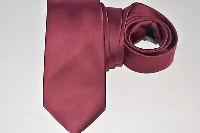 MICHAEL KORS MEN'S TIE BURGUNDY/SOLID Width: 2.75  Length: 58  POLYESTER • $14.98