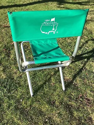 Vintage 1994 PGA Augusta National Masters Golf Aluminum Portable Folding Chair • $43