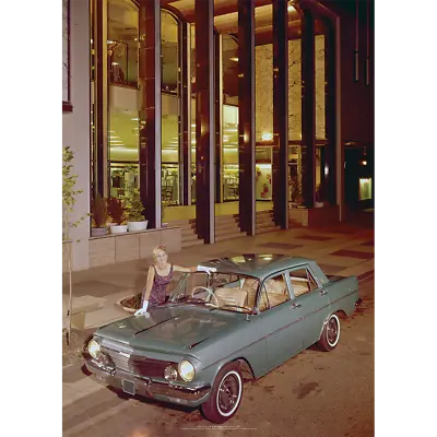 Holden EH Premier Art Print – Outside Monaro Mall Canberra – 4 Sizes Poster • $149.36