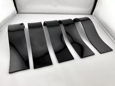 £10 • Buy 5 X Bracelet Watch Display Stand - Black Acrylic Curve - 4.5cm Wide 19.5cm Long