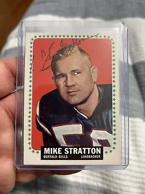 Mike Stratton 1964 Topps Signed Autographed Card #39 Buffalo Bills • $1