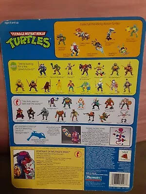 Tmnt 1990 Playmates Teenage Mutant Ninja Turtles Mutagen Man Unpunched Cardback • $49.49