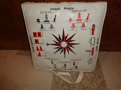 Vintage Rules Of The Sea BOAT CUSHION 15  X 15  Boat Seat • $39.99