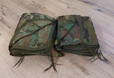 $94.97 • Buy Lot Of 2 ACU Poncho Liner USGI WOOBIE USA Army USMC Winston Salem Ind. Blind
