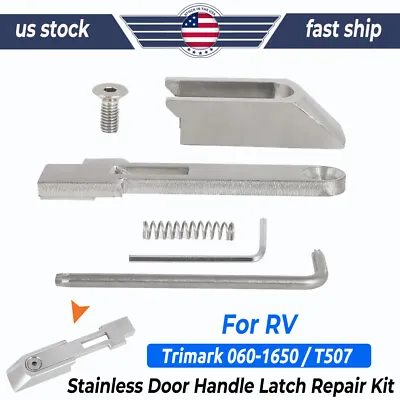 Stainless Door Handle Latch Repair Kit For RV Designer Trimark T507 060-1650 US • $22.99