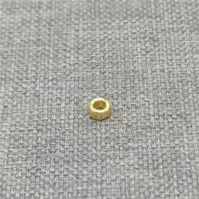 925 Sterling Silver Tiny Donut Spacer Bead Gold Plated Rhodium Plated 2.5 3.5mm • $12.42