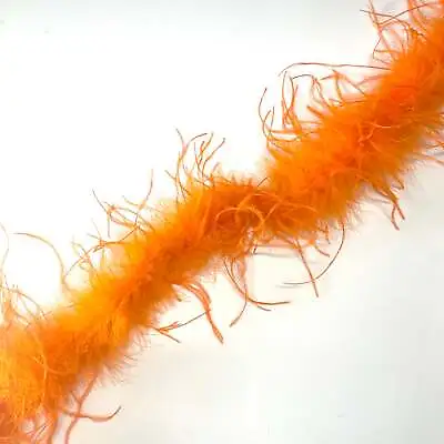 £17.36 • Buy Ostrich & Marabou Feather Boa - Orange