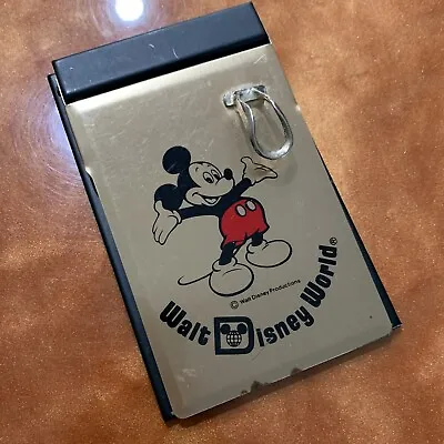Vintage 70s Disney World Production Mickey Mouse Notepad And Pen Holder • $18
