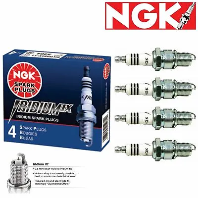 4 Pack NGK Iridium IX Spark Plugs 6637 BPR6EIX 6637 BPR6EIX Tune Up • $36.99